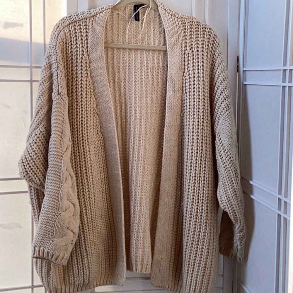 Moon and Madison open front sweater